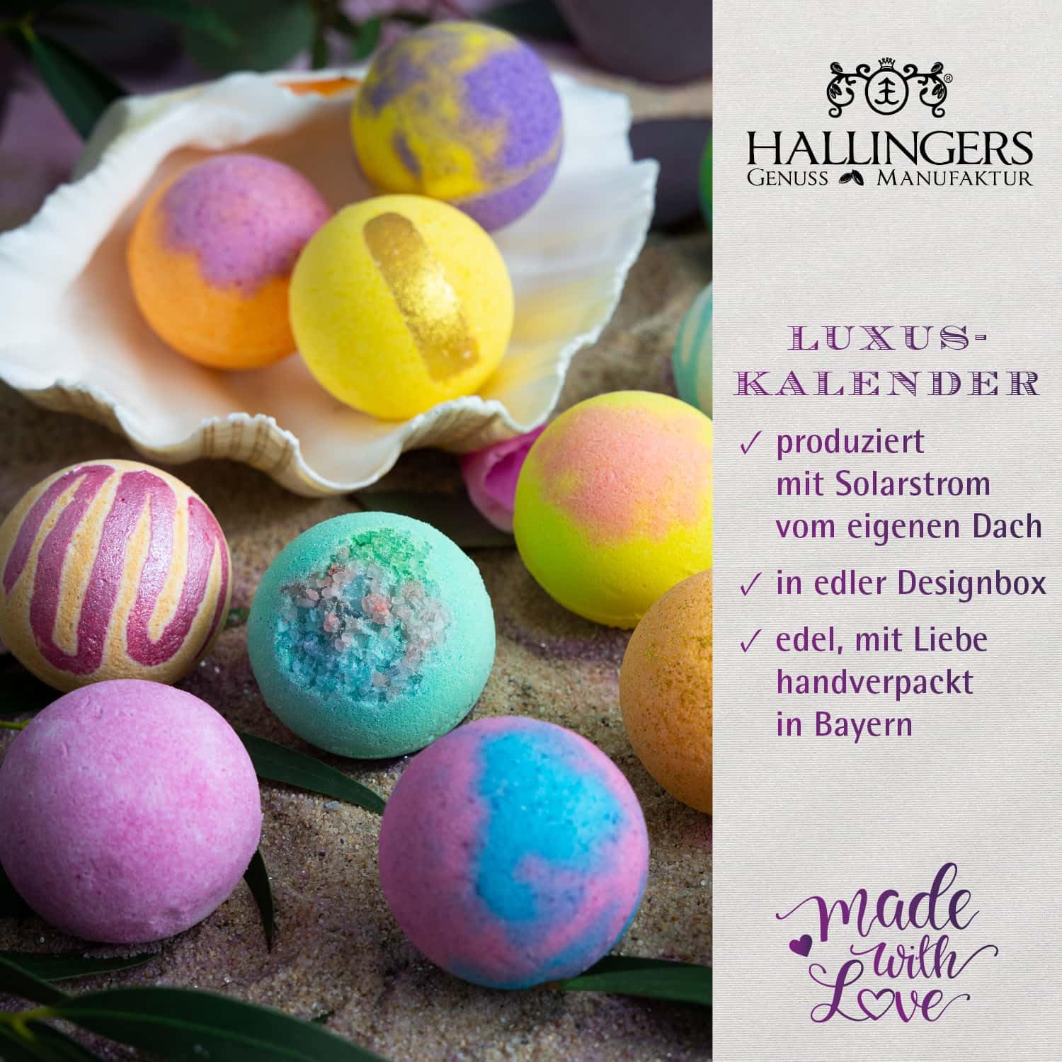 hallingers-adventskalender-83036-luxury-bath-bombs-24-badebomben image 4