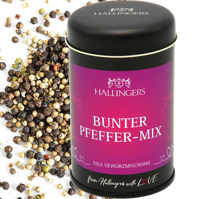 hallingers-kochen-bunter-pfeffer-mix-gew-rz-aromadose-95g image 1