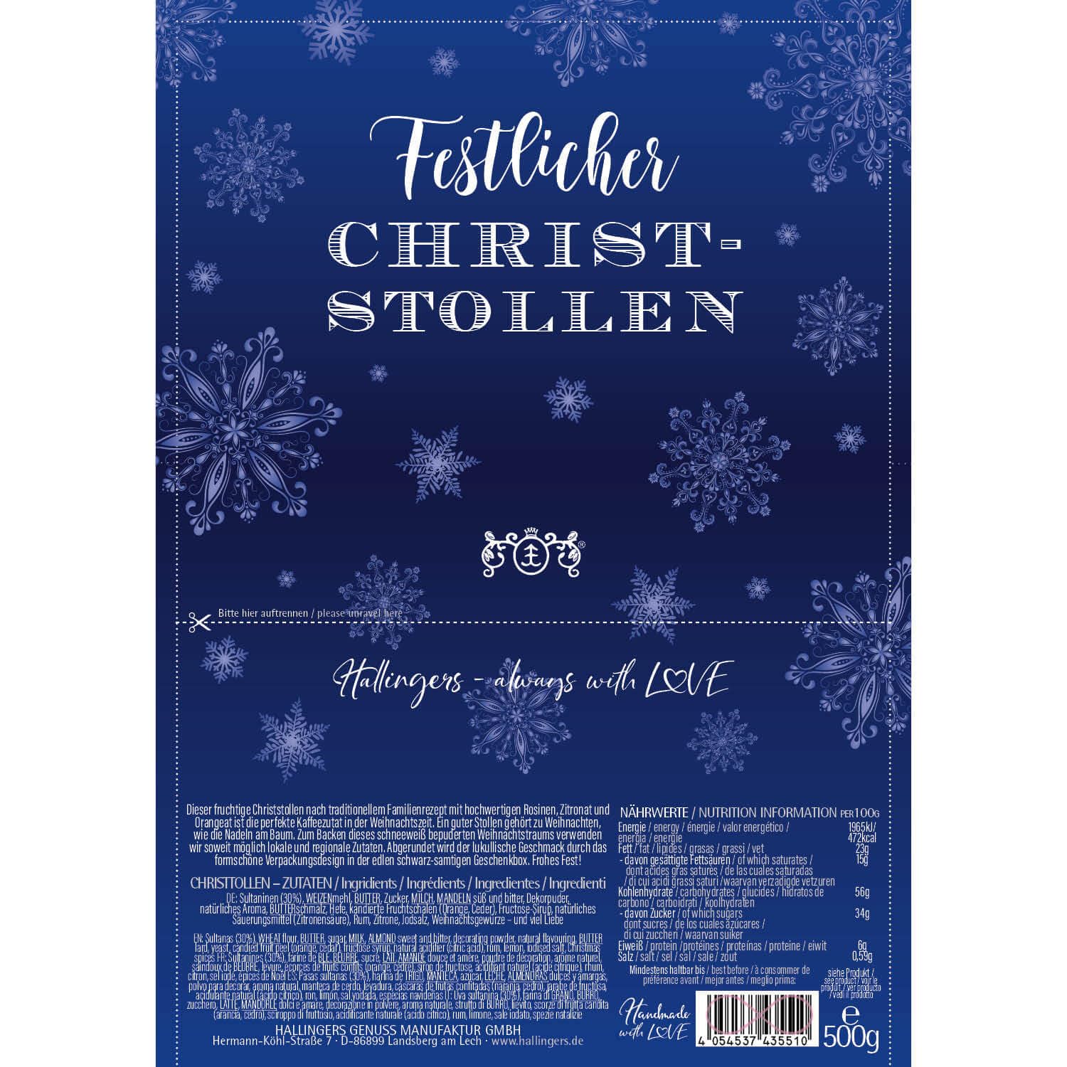 hallingers-gen-sse-christstollen-blue-stollen-500g-geschenkbox-traditionell image 6
