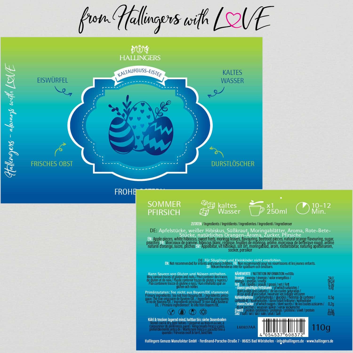 hallingers-cold-tea-frohe-ostern-eistee-pfirsich-110g-dose image 6