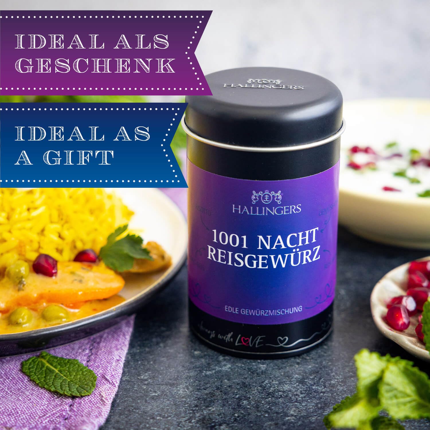 hallingers-kochen-1001-nacht-reisgew-rz-gew-rzmischung-95g-geschenk-dose image 3