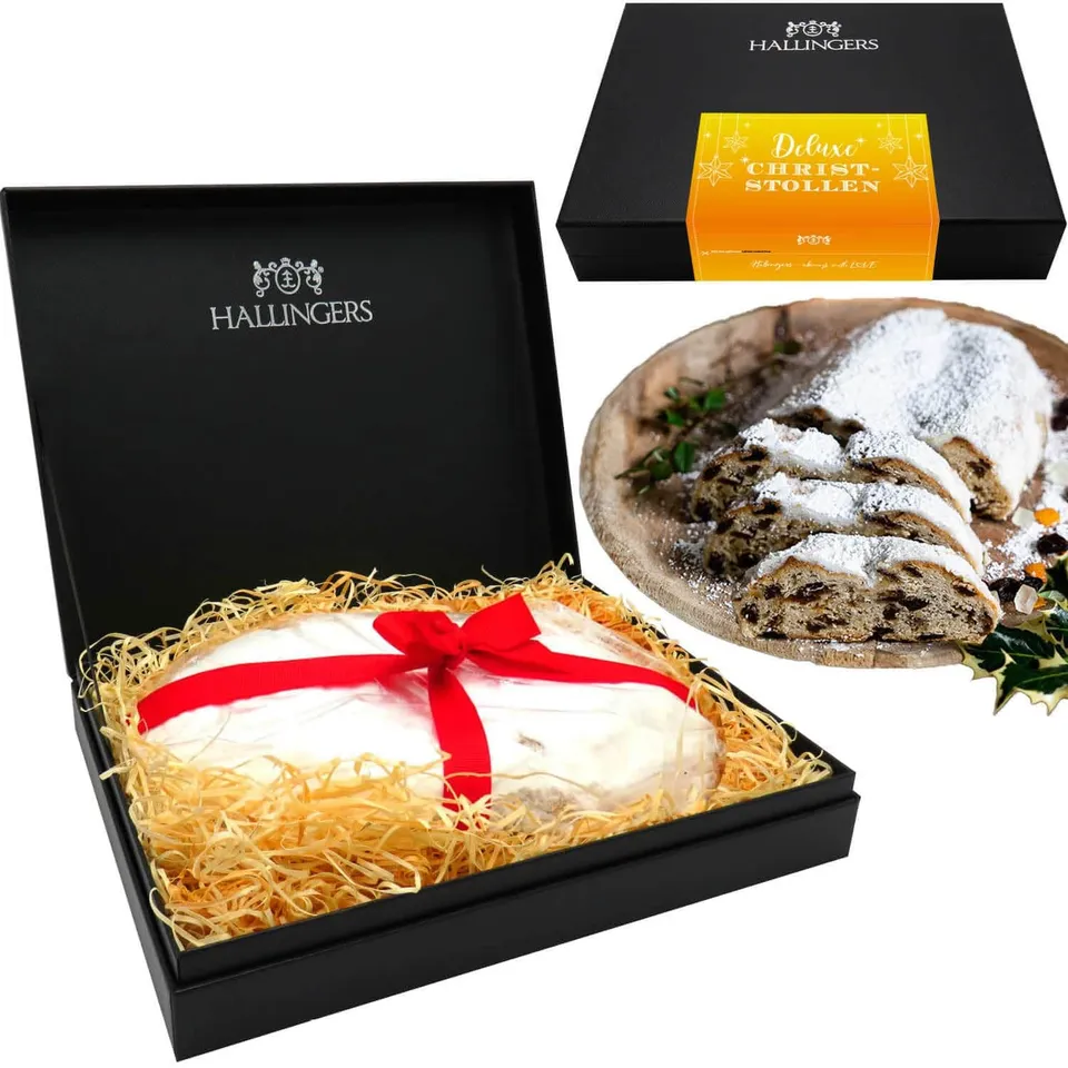 hallingers-gen-sse-deluxe-christstollen-stollen-700g-geschenkbox-handgemacht image 1