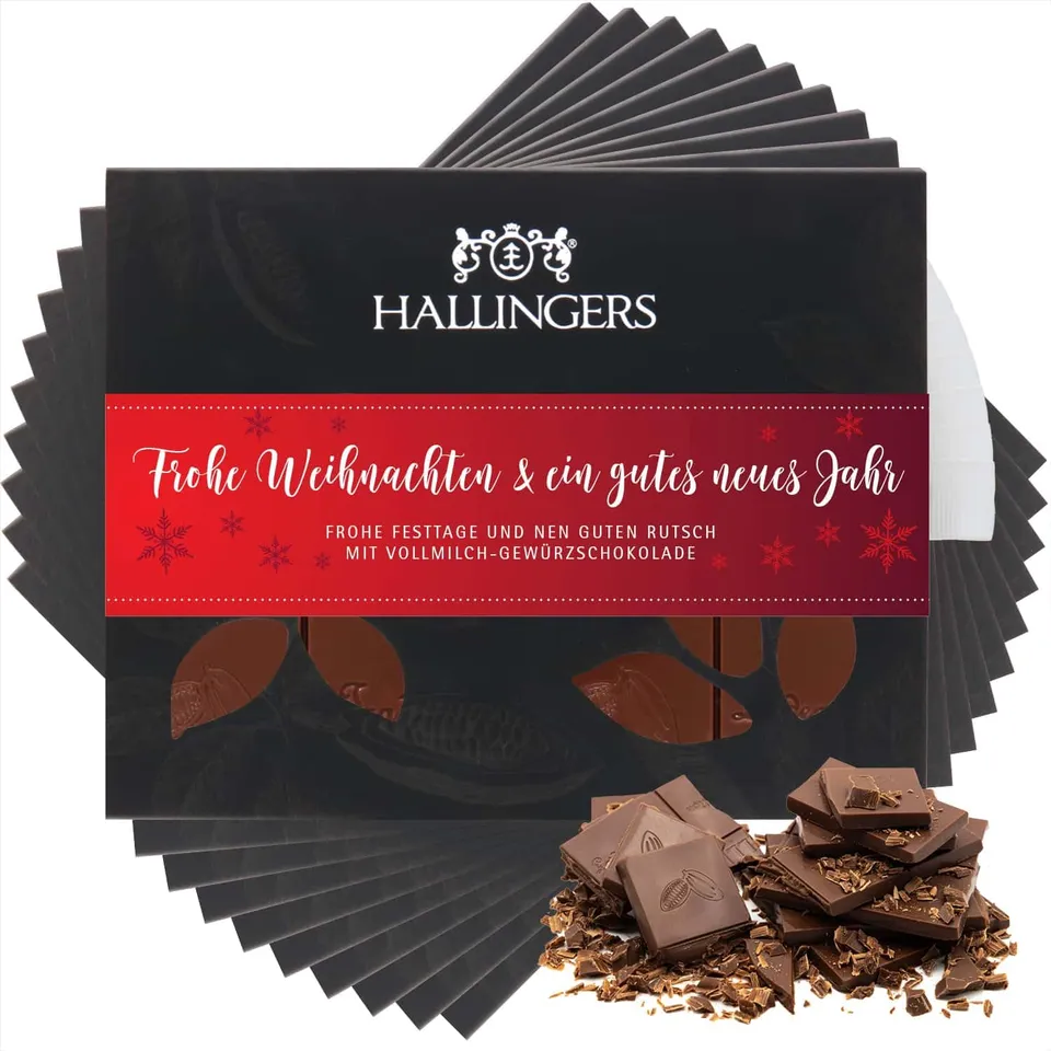 hallingers-schokolade-frohe-weihnachten-tafeln-xmas-gew-rze-10x image 1