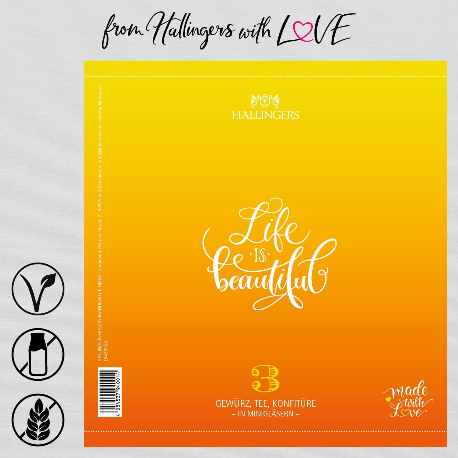 hallingers-geschenkesets-life-is-beautiful-feinkost-set-3-minigl-ser-vegan image 6