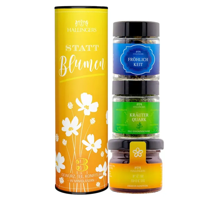 hallingers-geschenkesets-statt-blumen-feinkost-set-46g image 1
