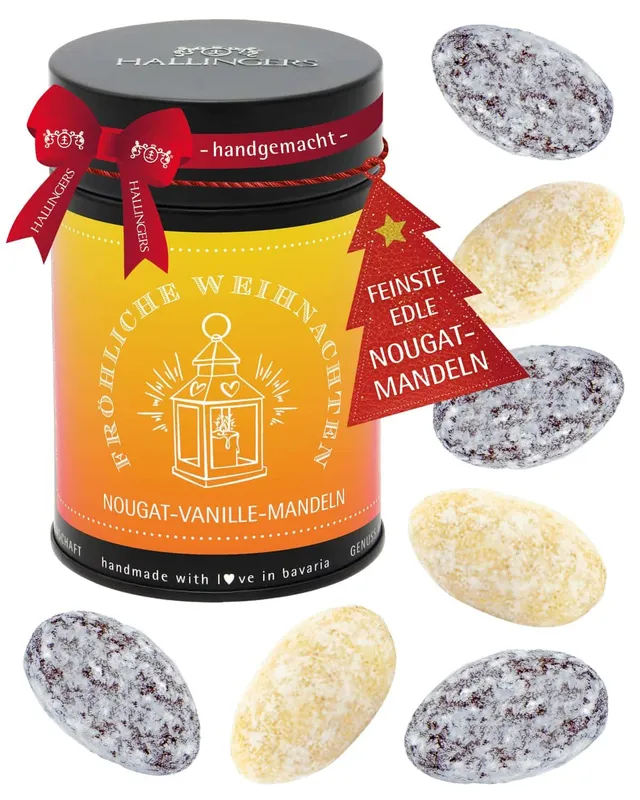 hallingers-nougat-mandeln-schokolade-geschenkdose-weihnachten image 1