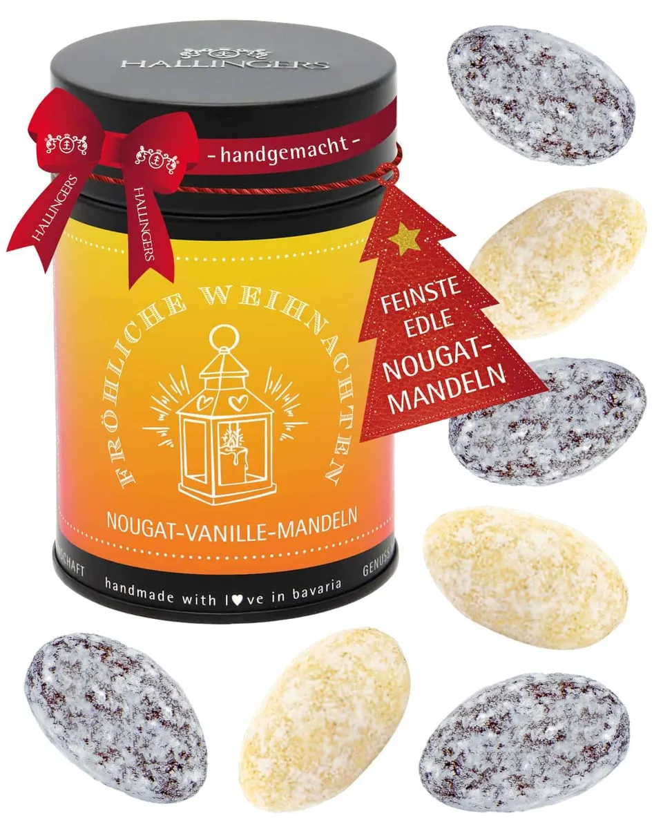 hallingers-nougat-mandeln-schokolade-geschenkdose-weihnachten image 1