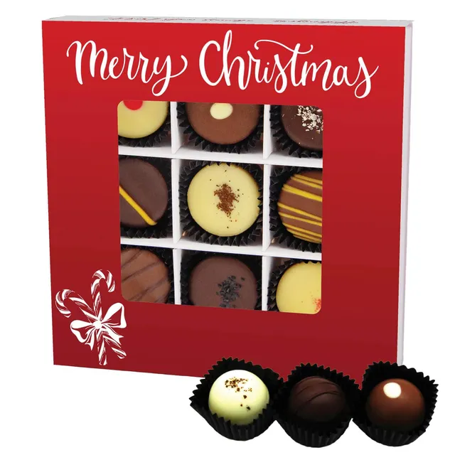 hallingers-pralinen-merry-christmas-rot-14563-box-108-g-mix image 1