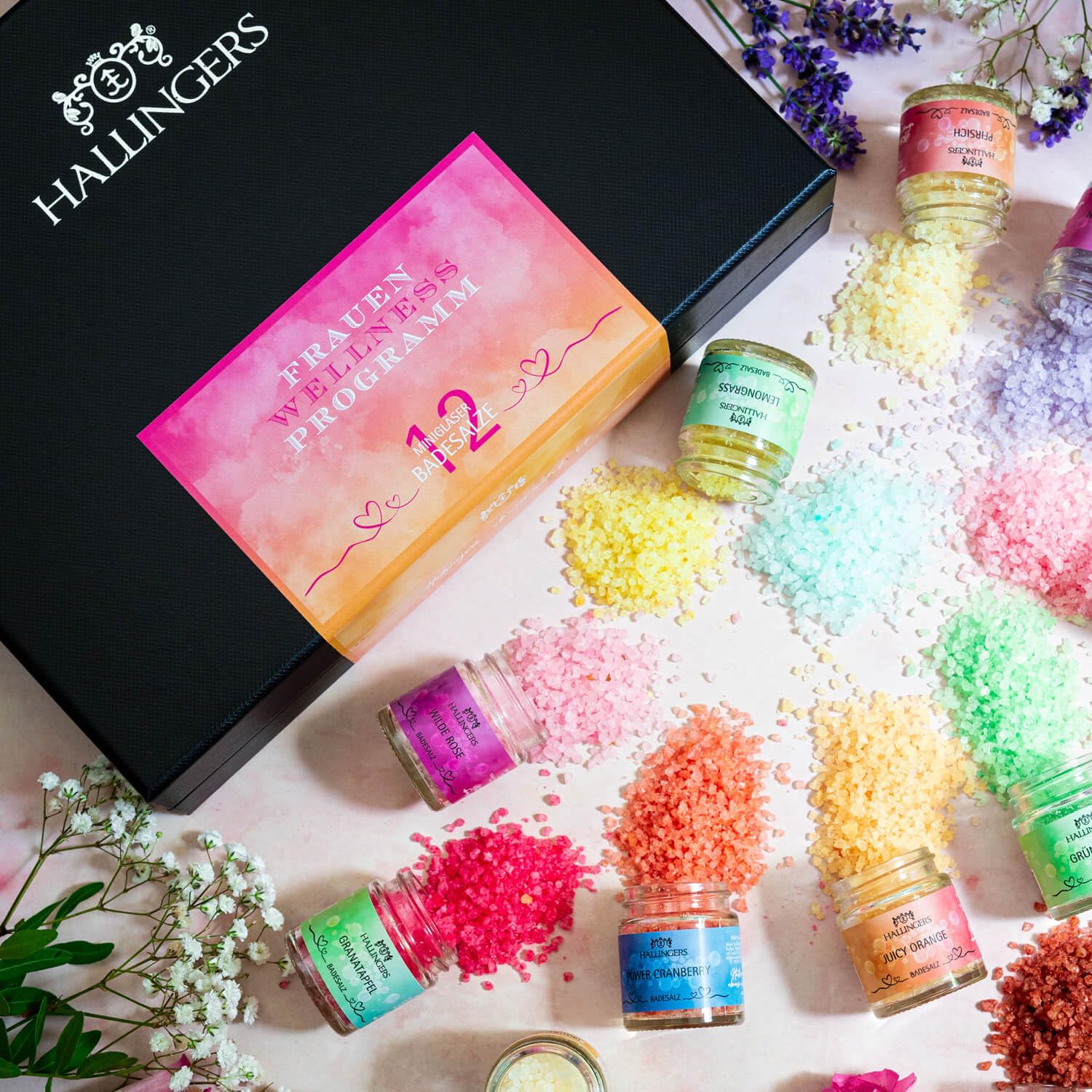 hallingers-wellness-badesalz-geschenkset-12er-frauen-wellness image 2
