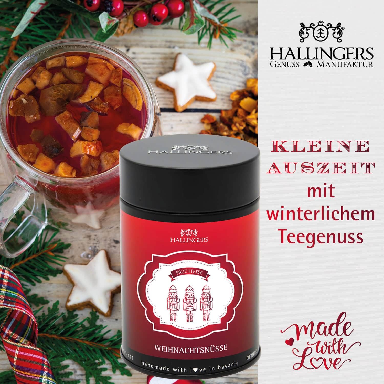 hallingers-geschenkset-frohe-weihnachten-xxl-korb-2136g-feinkost image 2
