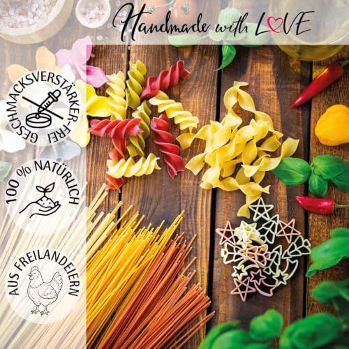 hallingers-kochen-bunte-spiralen-pasta-400g-freilandei image 7