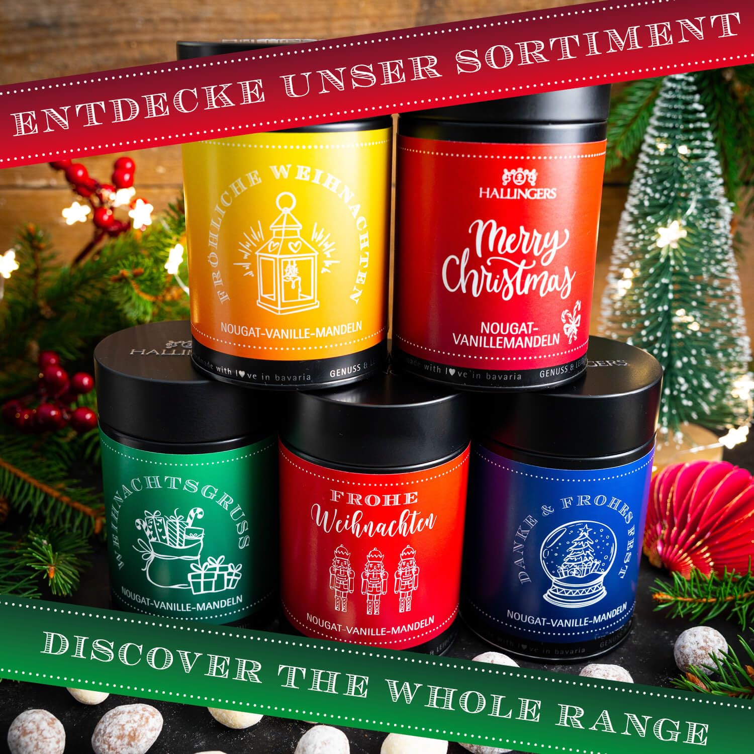 hallingers-schokolade-frohe-weihnachten-nougat-mandeln-150g-dose image 4