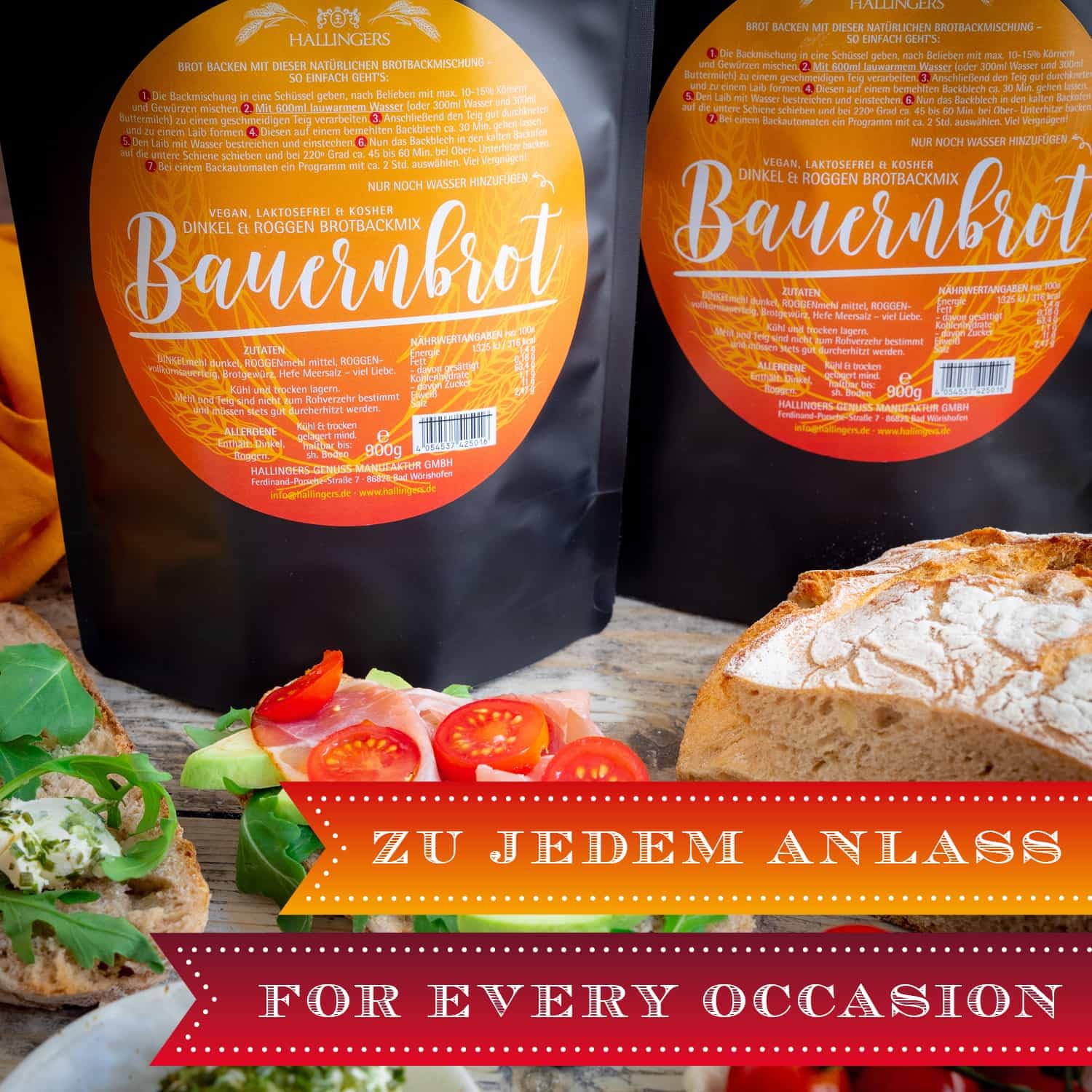 hallingers-kochen-bauernbrot-brotbackmischung-2er-dinkel-roggen image 3