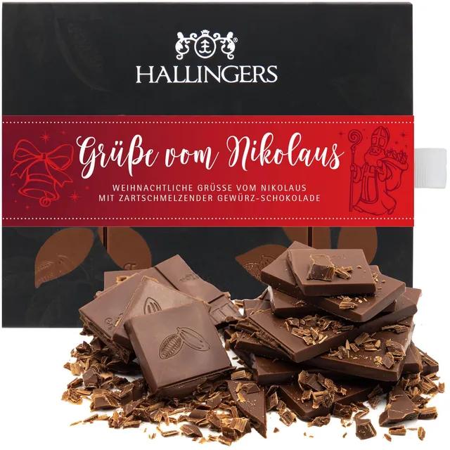 hallingers-schokolade-gr-e-vom-nikolaus-tafel-90g-vollmilch image 1