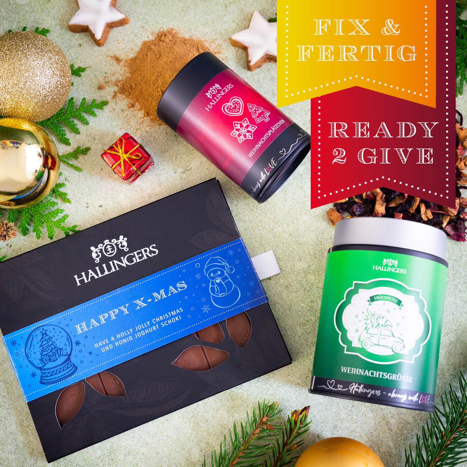 hallingers-geschenkesets-frohes-fest-xxl-wundert-te-460g-schokolade image 3