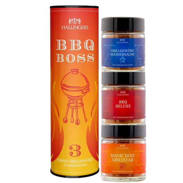 hallingers-kochen-bbq-boss-gew-rzset-3-gew-rze-geschenkdose-grill image 1