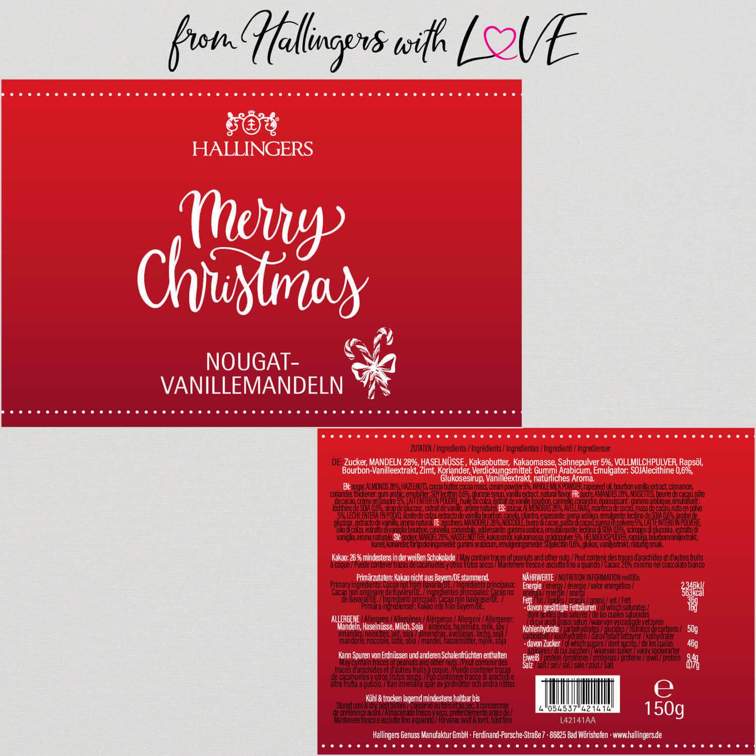 hallingers-merry-christmas-nougat-mandeln-150g-geschenkdose image 6