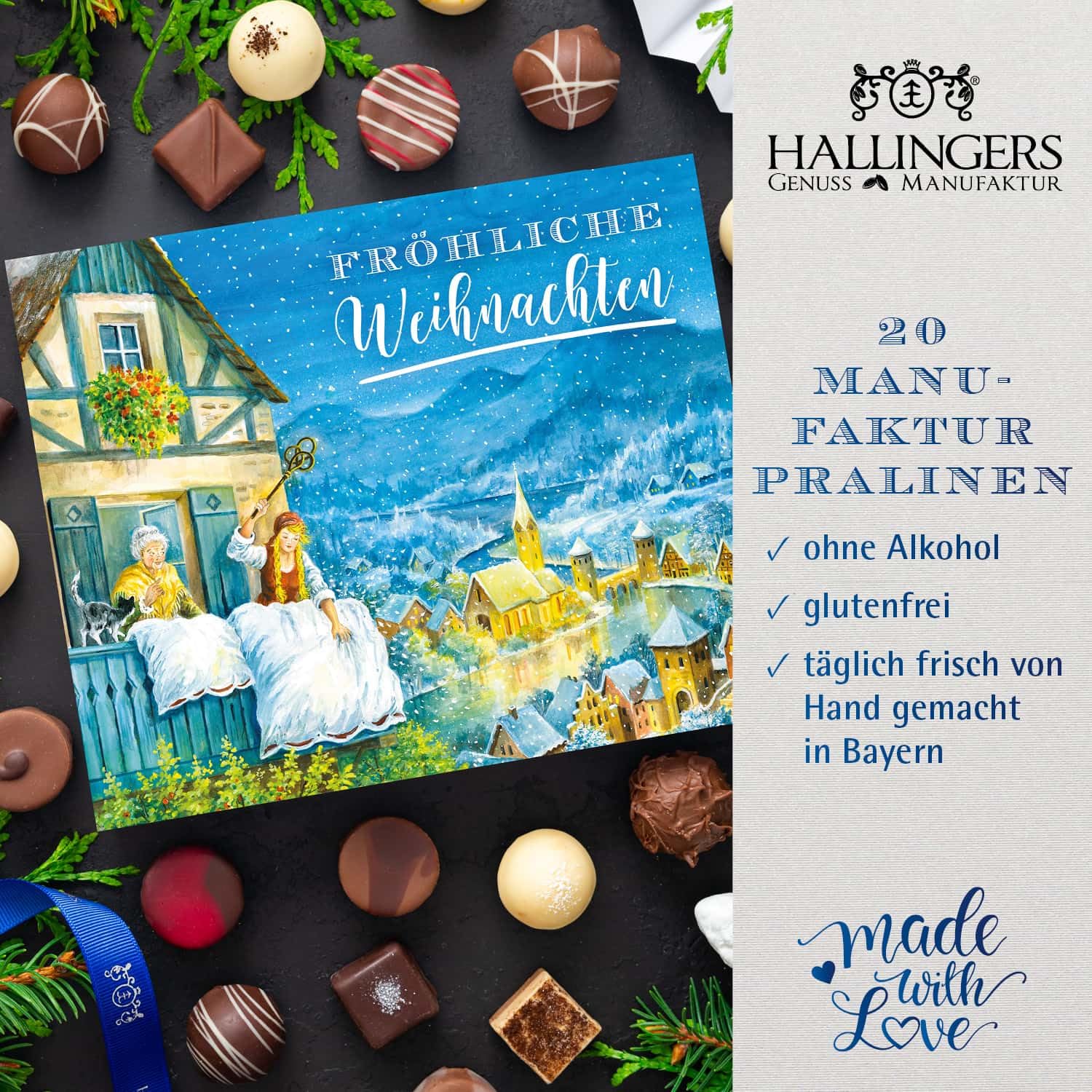 hallingers-pralinen-fr-hliche-weihnachten-pralinenbox-xl-240g image 2