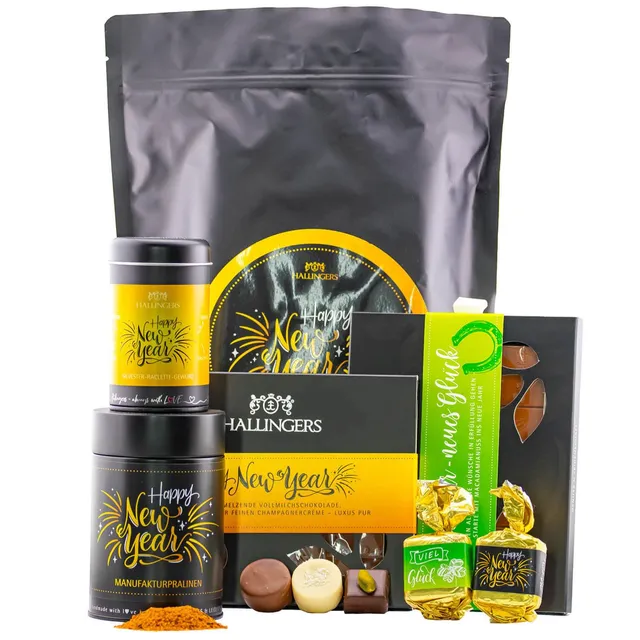 hallingers-geschenkesets-happy-new-year-92481-wundert-te-xxl-476g image 1