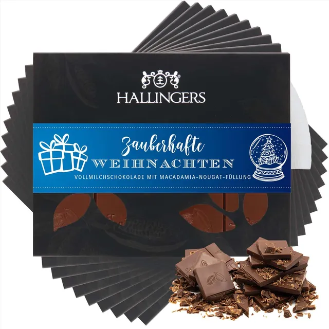 hallingers-zauberhafte-weihnachten-schokolade-macadamia-10x900g image 1