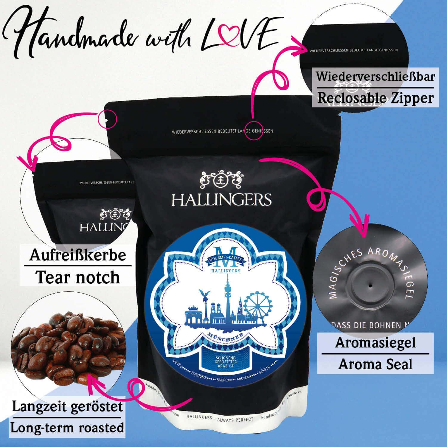 hallingers-kaffee-no-m-m-nchen-bohnen-500-g-arabica image 8