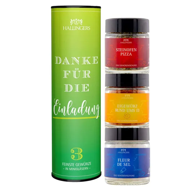 hallingers-kochen-gew-rzset-danke-f-r-die-einladung-3er-38g image 1