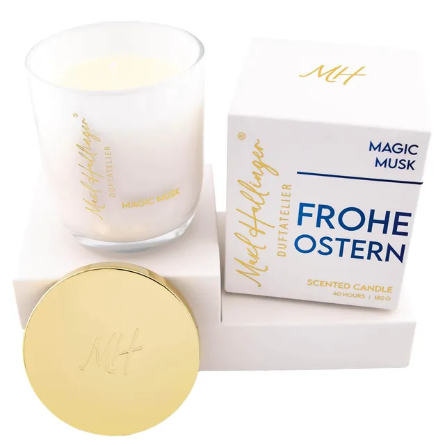 hallingers-spirituals-frohe-ostern-klassik-duftkerze-180g-moschus image 1