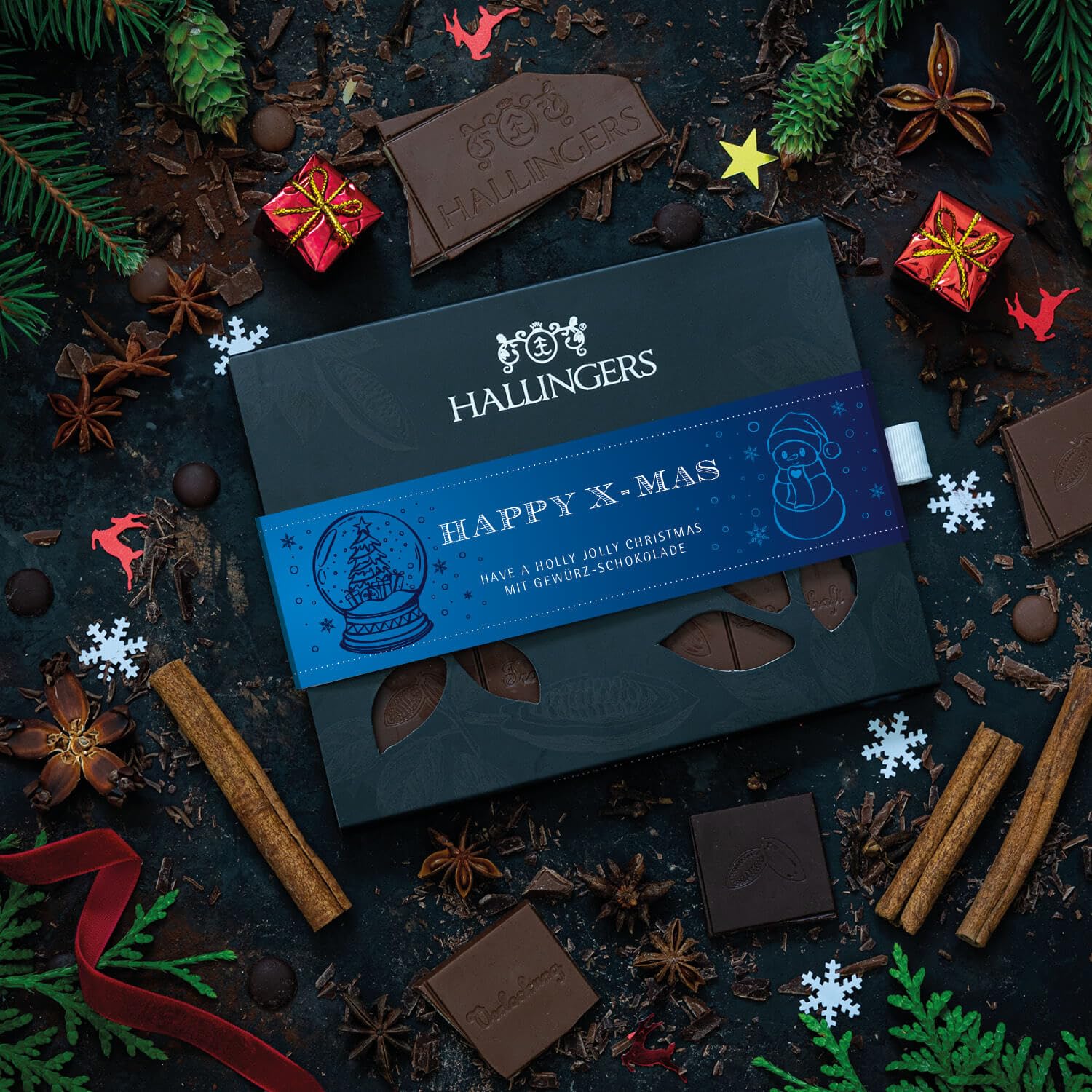 hallingers-happy-x-mas-vollmilch-schokolade-xmas-gew-rze-90g image 2