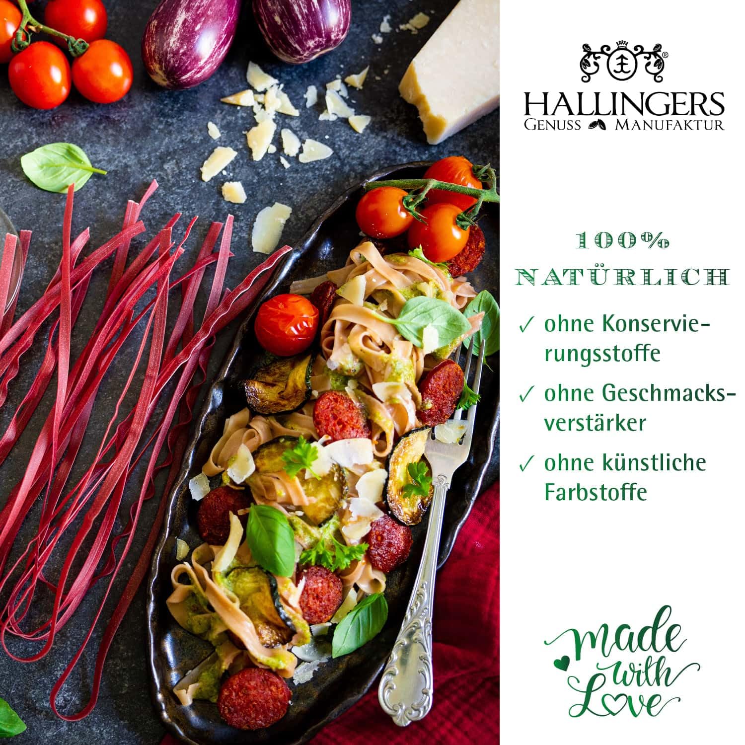 hallingers-rotwein-nudeln-vegane-pasta-hartweizen-250g-geschenk image 4