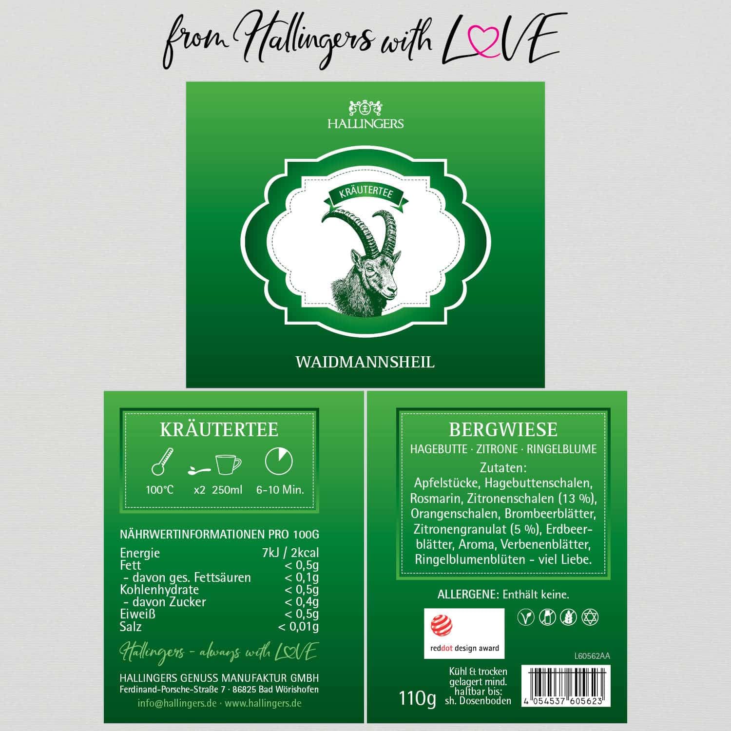 hallingers-tee-waidmannsheil-bergwiese-kr-utertee-dose-110g image 6