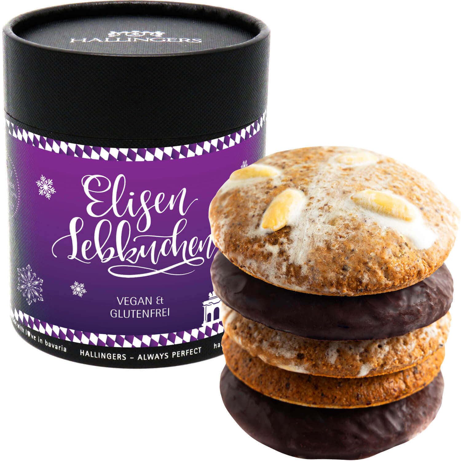 hallingers-gen-sse-elisen-lebkuchen-vegan-glutenfrei-5er-dose image 1