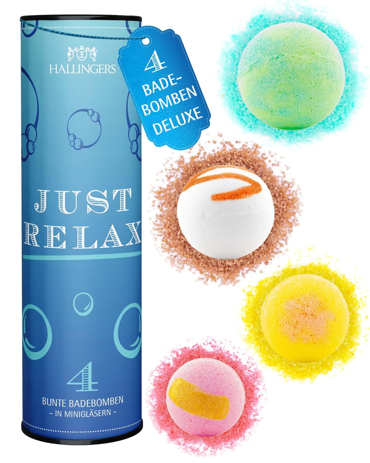 hallingers-wellness-badebomben-just-relax-set-4x-180g-frauen image 1