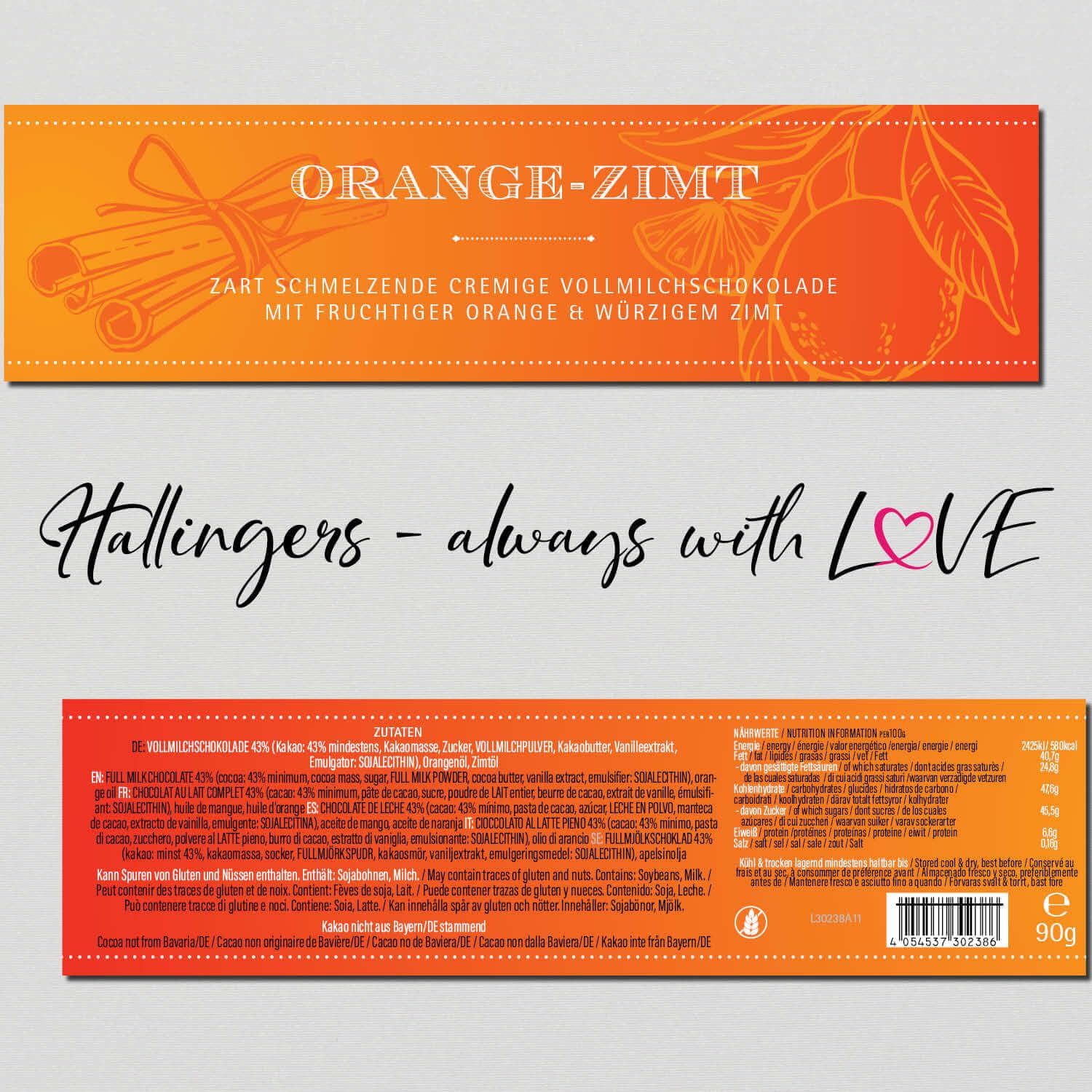 hallingers-schokolade-orange-zimt-vollmilch-tafel-90g-box image 6