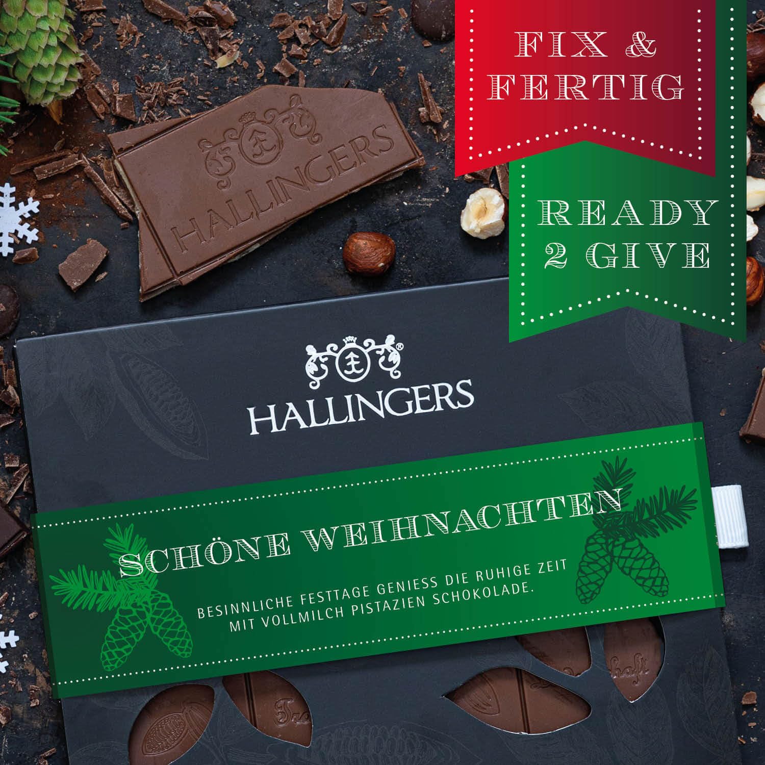 hallingers-sch-ne-weihnachten-schokolade-pistazie-amaretto-10x90g image 3