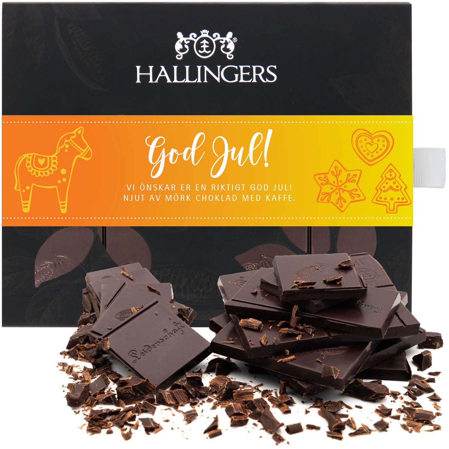 hallingers-schokolade-god-jul-yellow-vegane-tafel-90g-karton image 1