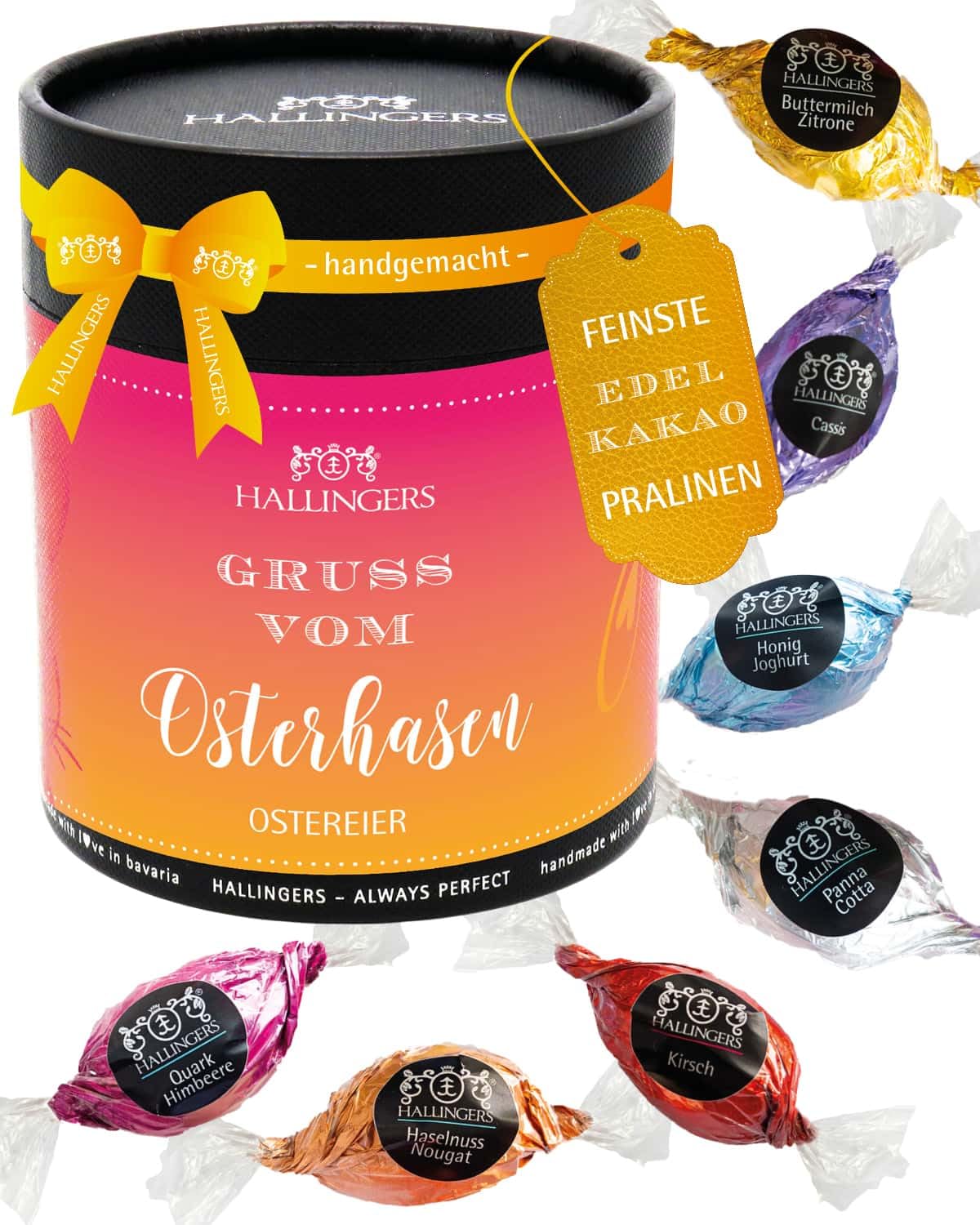 hallingers-pralinen-gru-vom-osterhasen-osterei-400g-xxl-dose image 1