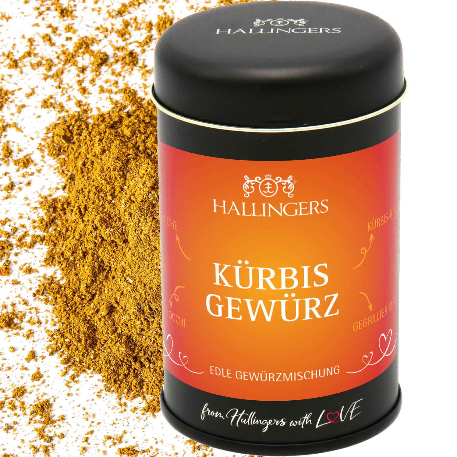 hallingers-kochen-k-rbis-gew-rz-mischung-80g-dose image 1