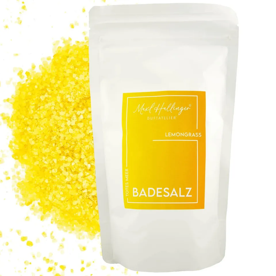 hallingers-badesalz-lemongrass-totes-meer-bad-400g-beutel image 1