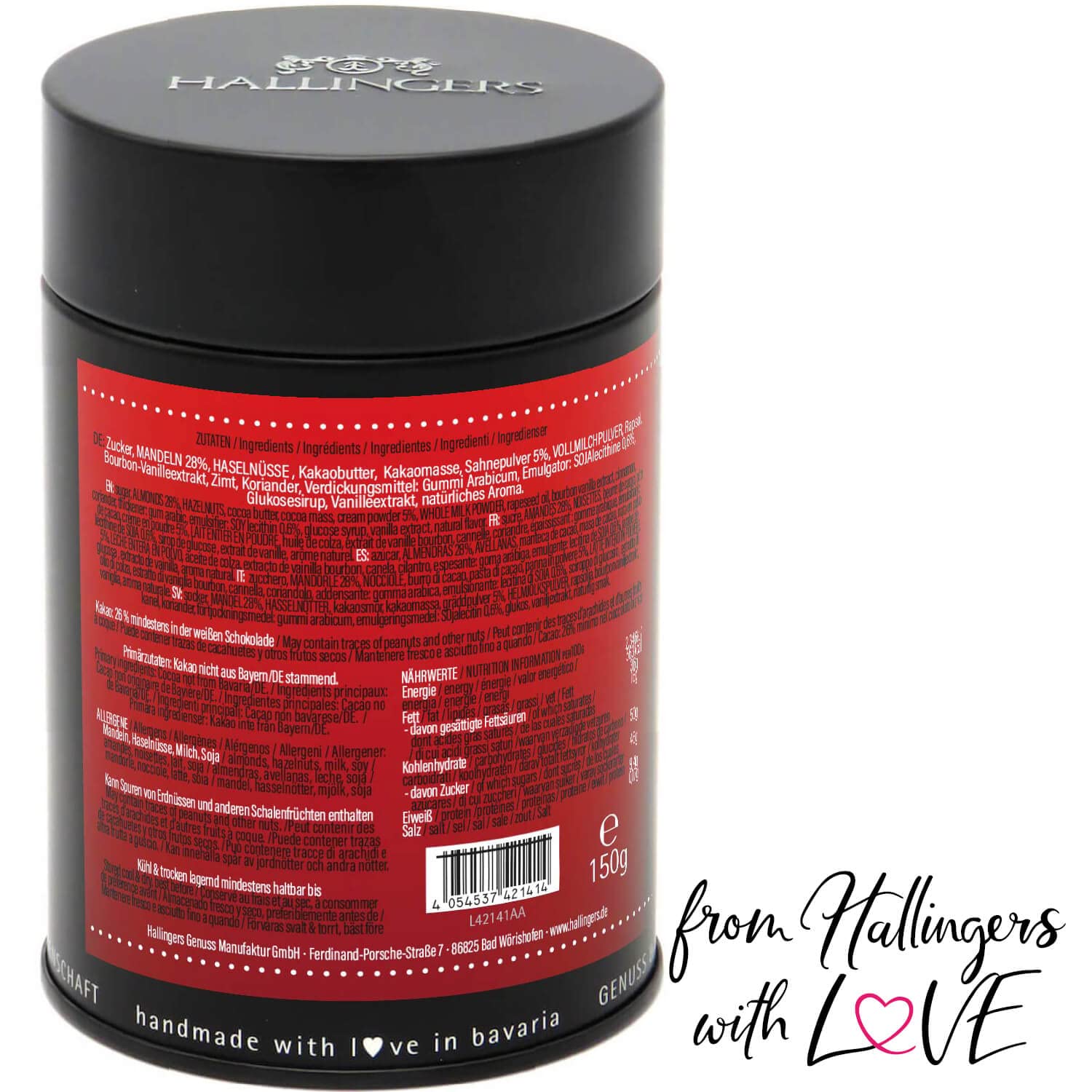 hallingers-merry-christmas-nougat-mandeln-150g-geschenkdose image 5