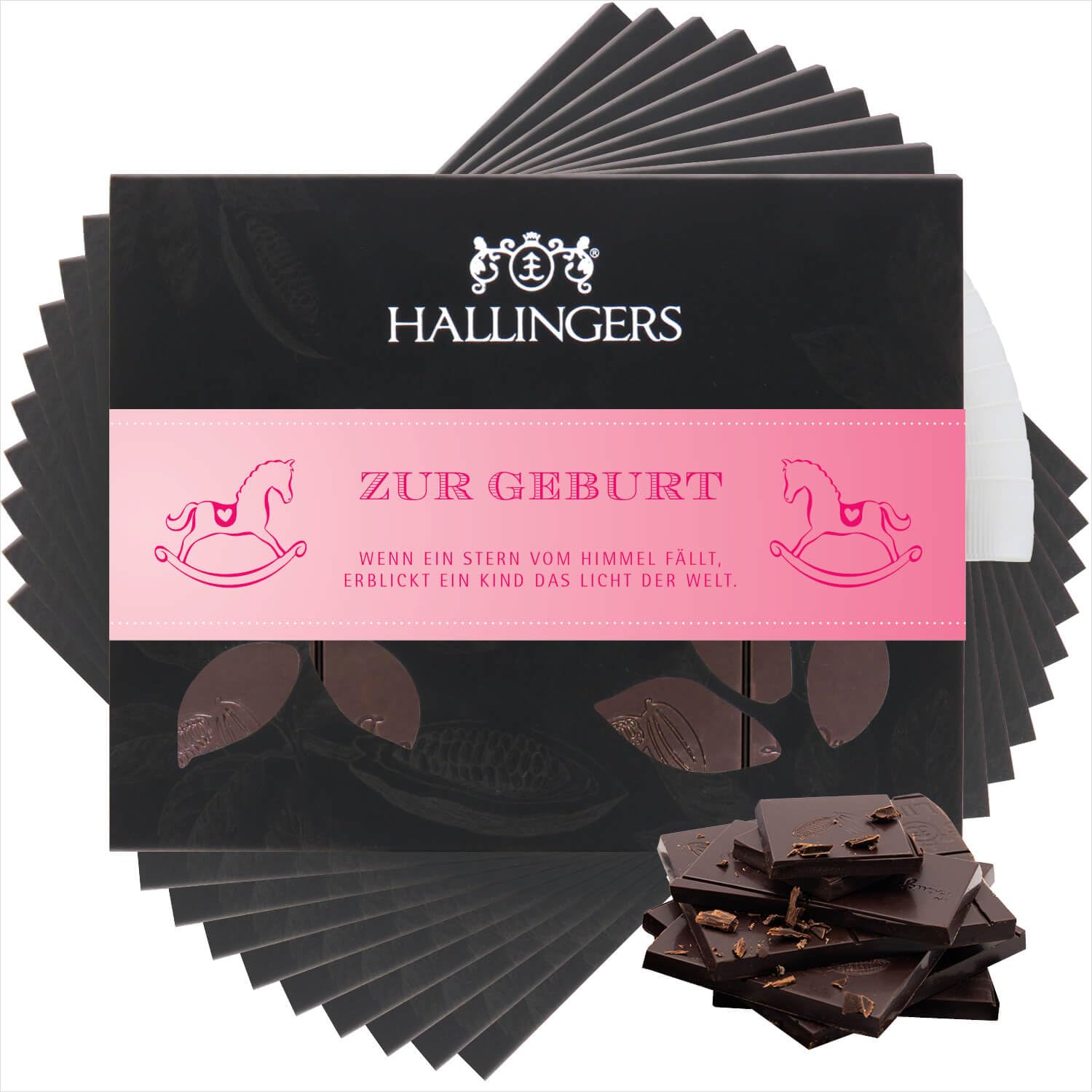 hallingers-vegane-schokolade-zur-geburt-pur-85-10x-900g-tafeln image 1