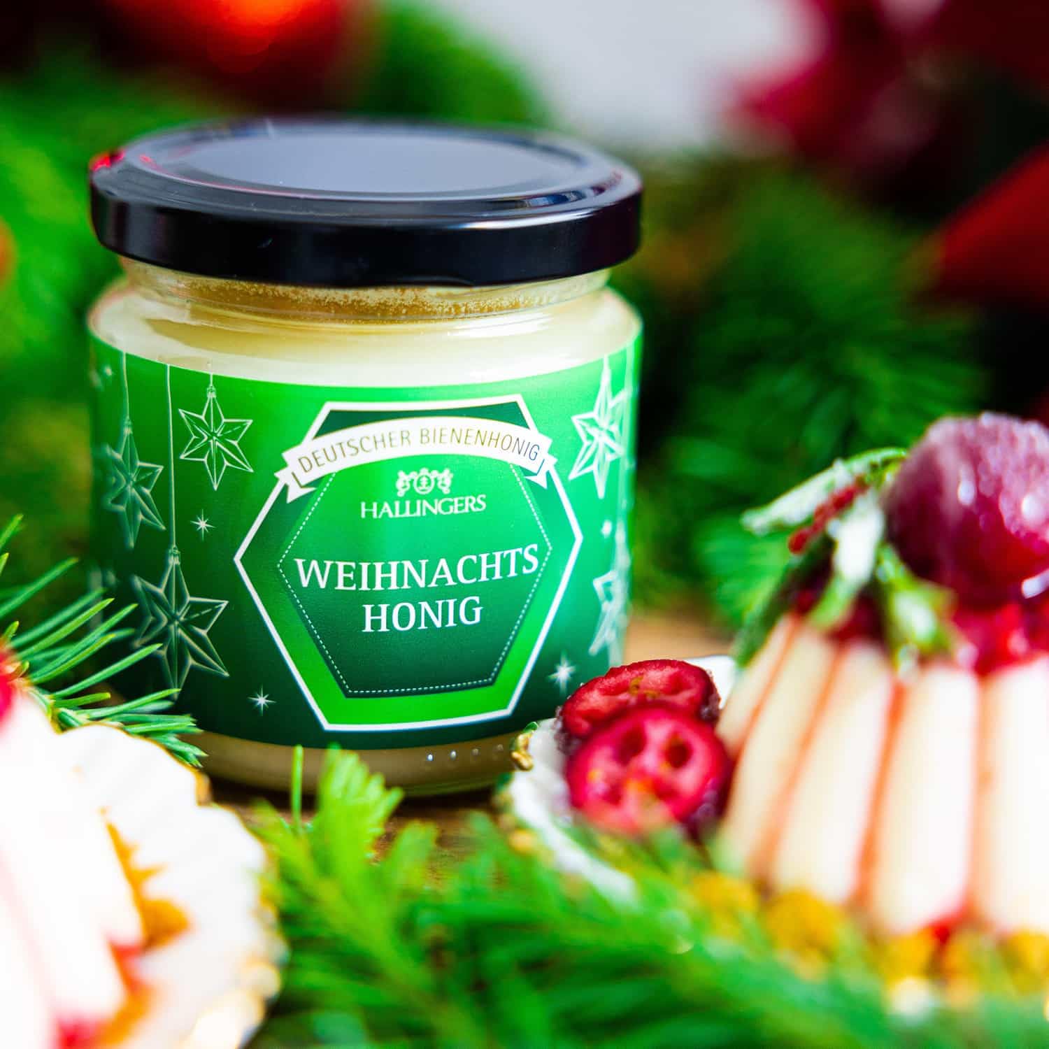 hallingers-honig-konfit-ren-weihnachts-honig-wald-bl-te-250g image 2