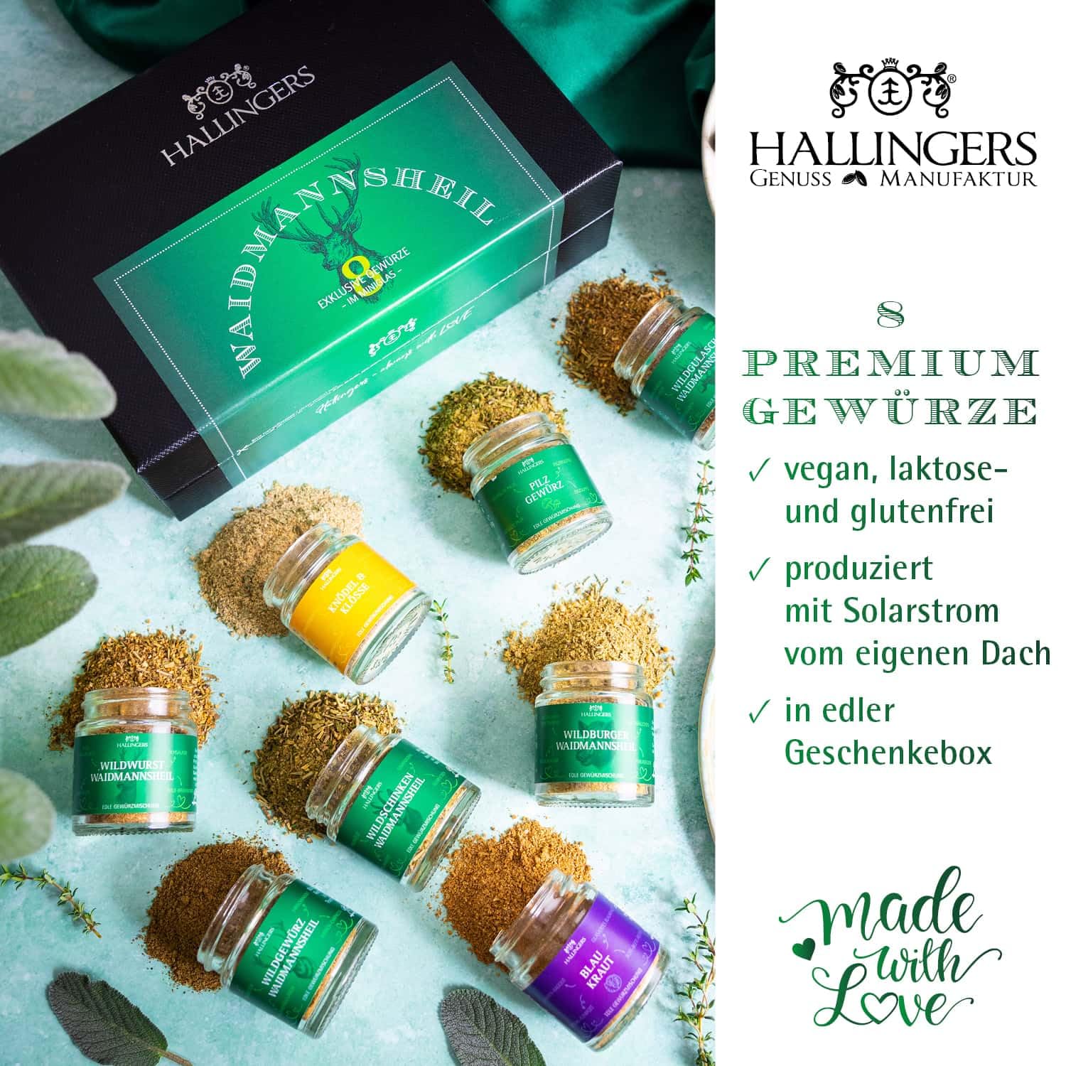 hallingers-kochen-waidmannsheil-gew-rzset-j-ger-geschenkbox-77g image 2