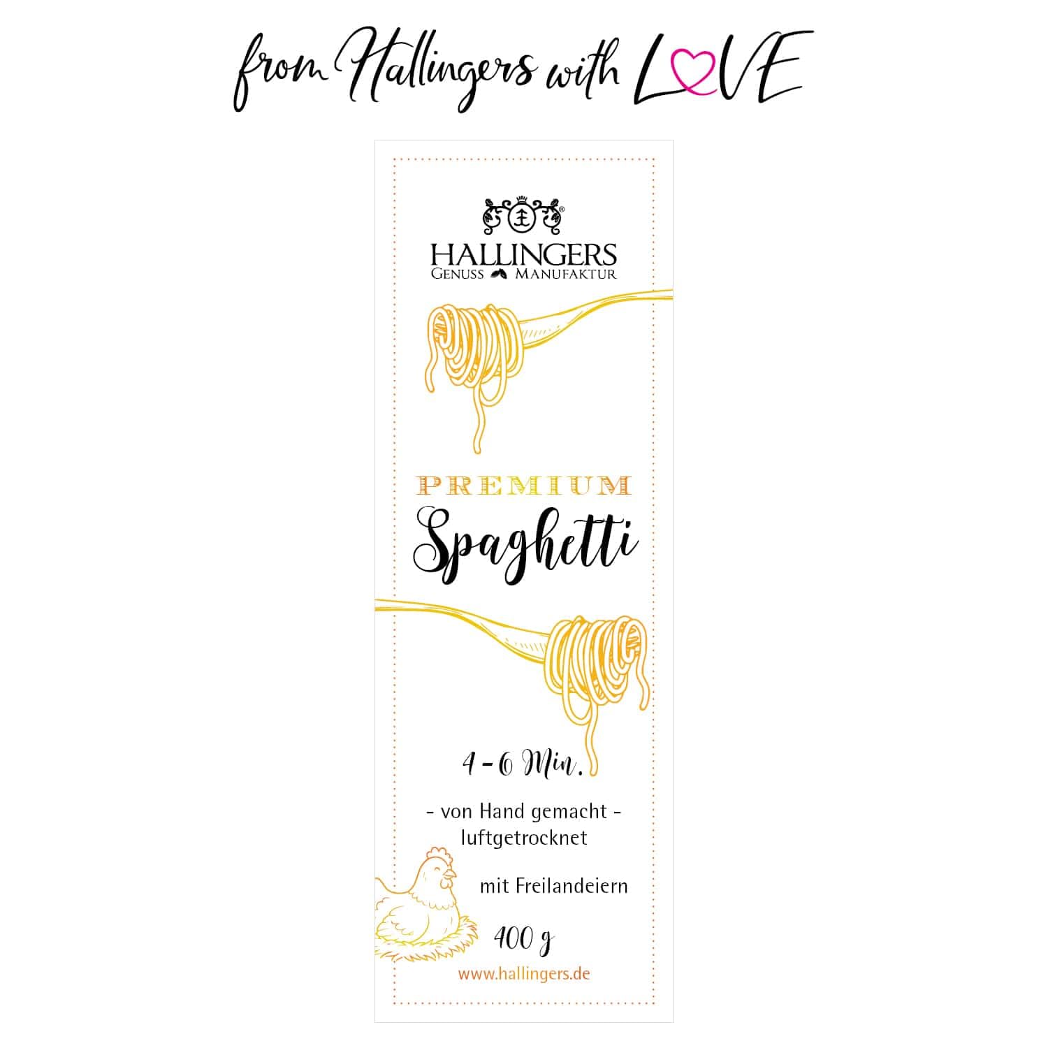 hallingers-kochen-premium-spaghetti-pasta-geschenk-400g-freilandei image 3