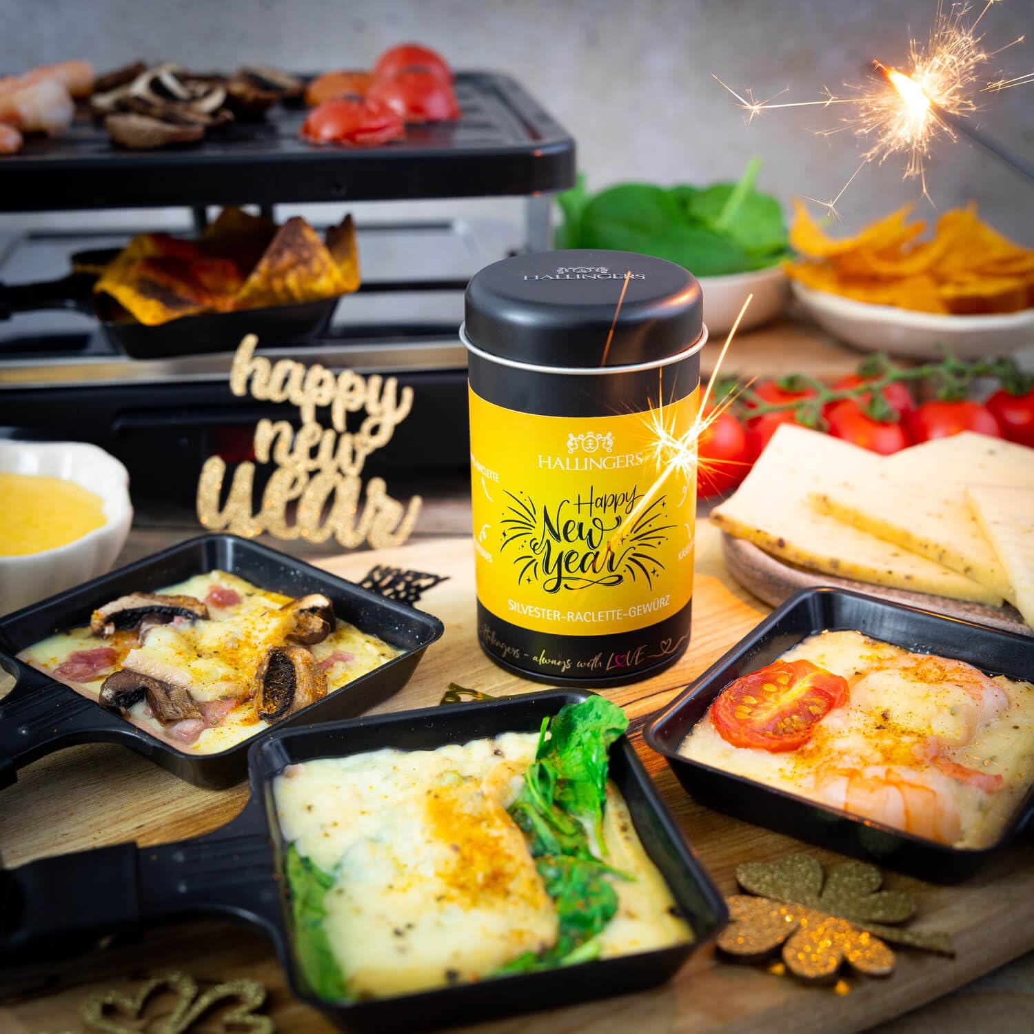 hallingers-kochen-silvester-raclette-gew-rz-90g-geschenkdose image 2