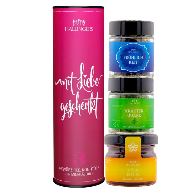 hallingers-geschenkesets-mit-liebe-geschenkt-geschenkset-3-minigl-ser-vegan image 1