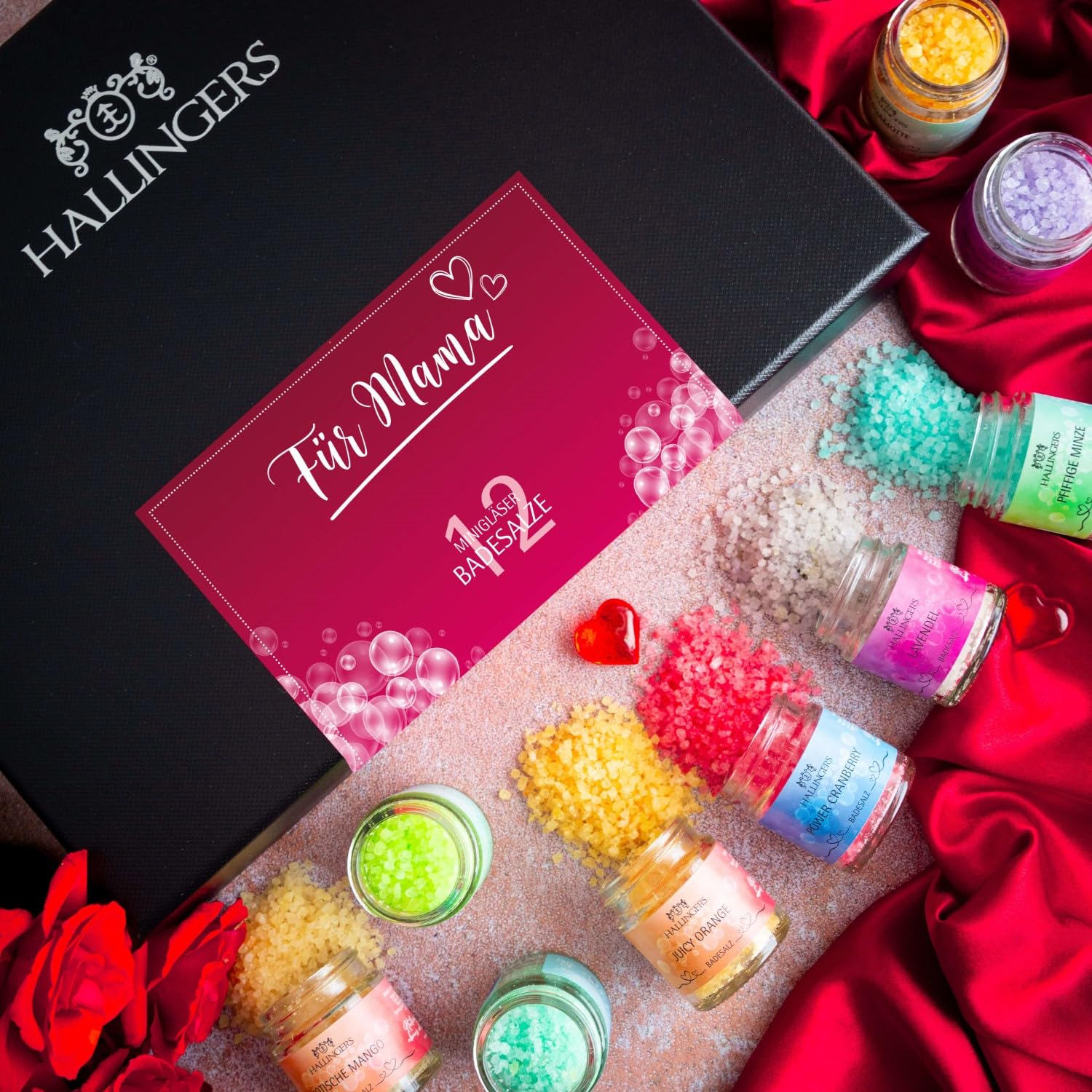 hallingers-wellness-zum-muttertag-badesalz-set-12er-420g image 2