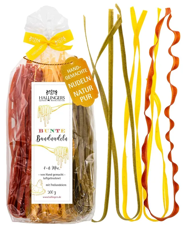 hallingers-edel-pasta-frohe-weihnachten-nudeln-300g-freilandei-2 image 1