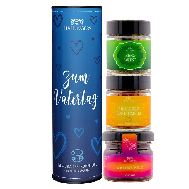hallingers-geschenkesets-zum-vatertag-geschenkset-3-minigl-ser-vegan image 1