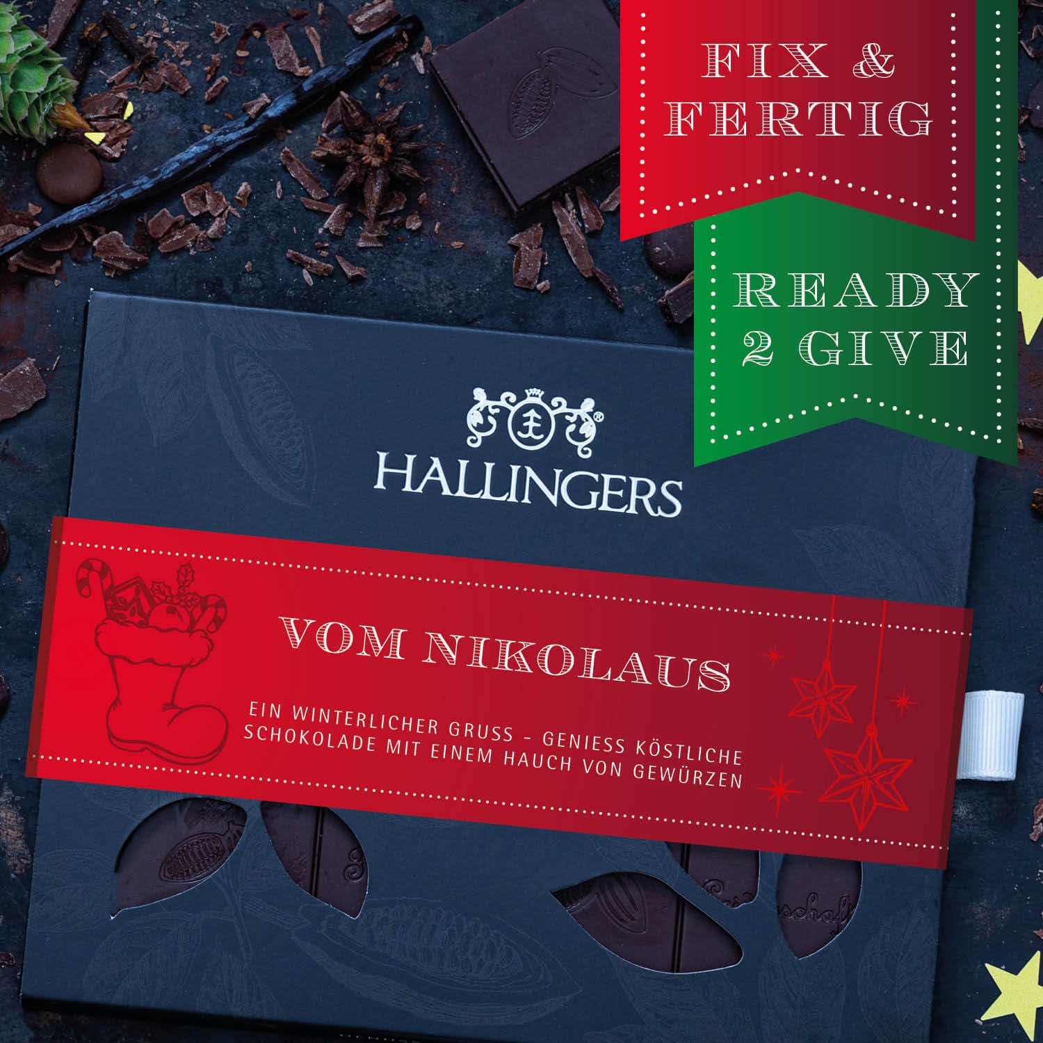 hallingers-schokolade-vom-nikolaus-tafel-vegan-10x90g image 3