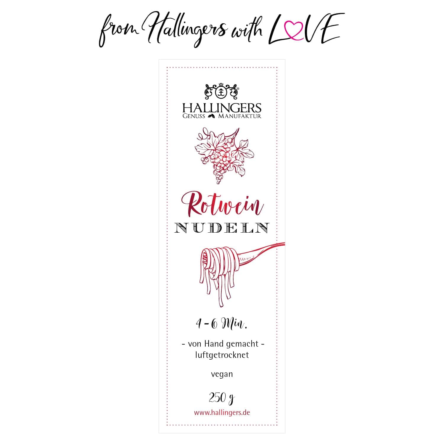 hallingers-rotwein-nudeln-vegane-pasta-hartweizen-250g-geschenk image 6